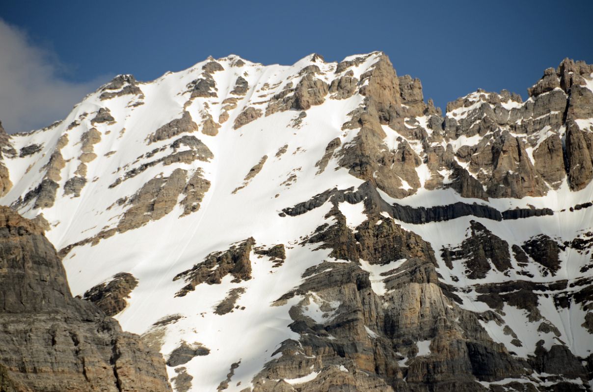 56 Mount Lefroy Close Up From Lake O-Hara